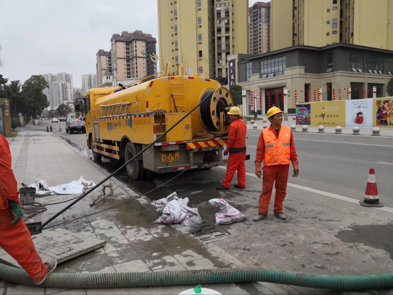 正定排污管道清淤-管道清洗